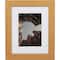 Craig Frames Bauhaus 125 Distressed Gold Picture Frame with Mat